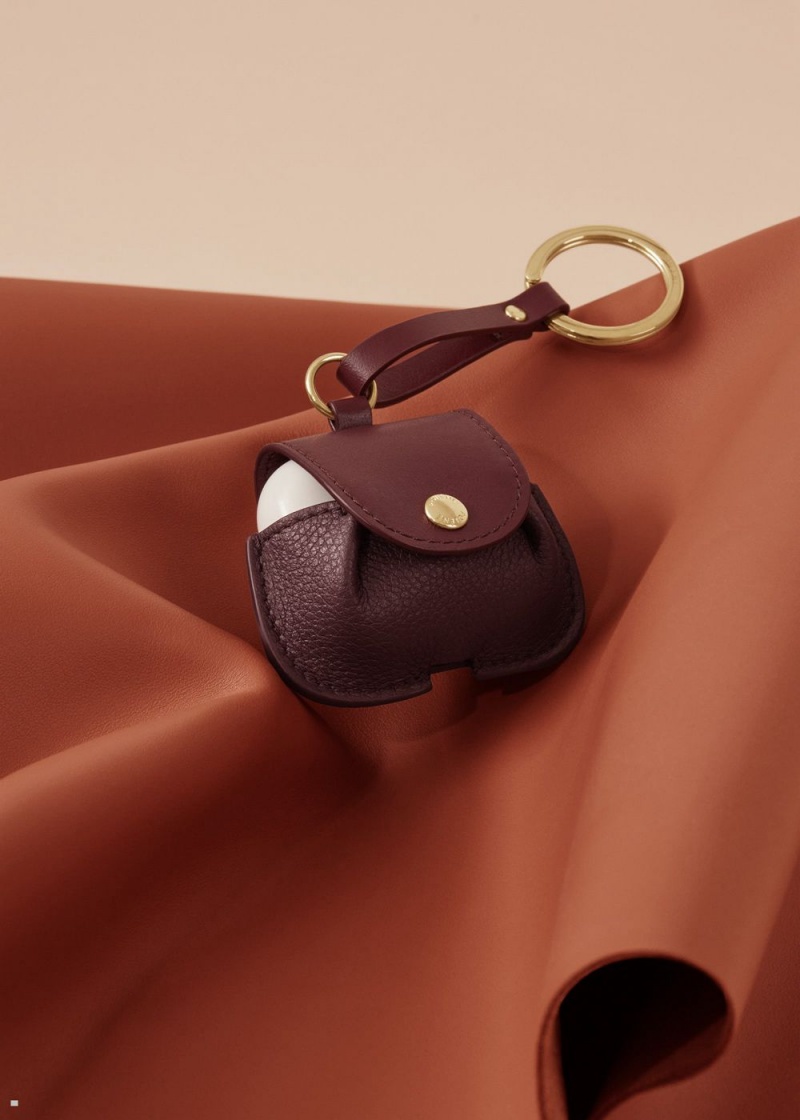 Charms Polene Airpods Case Femme Bordeaux | 176-QZPRES