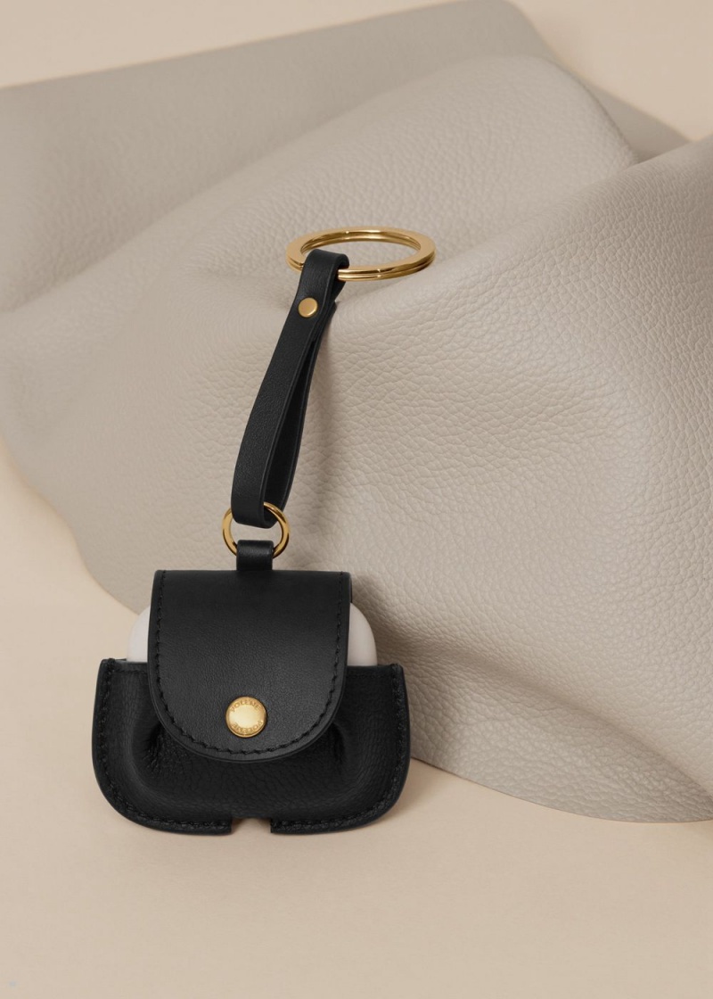 Charms Polene Airpods Case Femme Noir | 310-UYPEXV