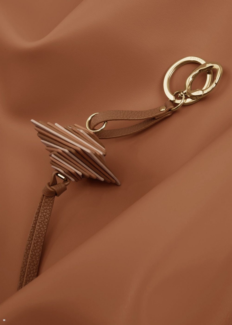 Charms Polene Scala Keyring Femme Marron | 215-EWUYGS