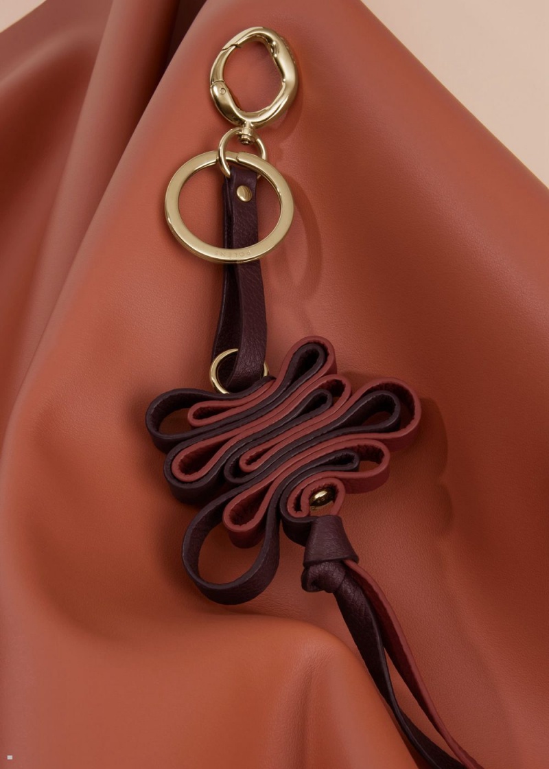 Charms Polene Ziggy Keyring Femme Bordeaux | 650-HKPGOS