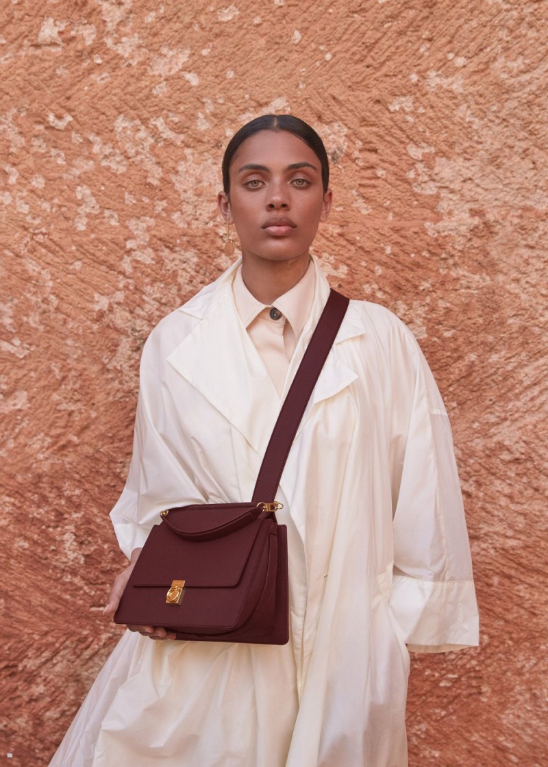 Sacs Polene Numéro Sept Femme Bordeaux | 045-XVQJMO