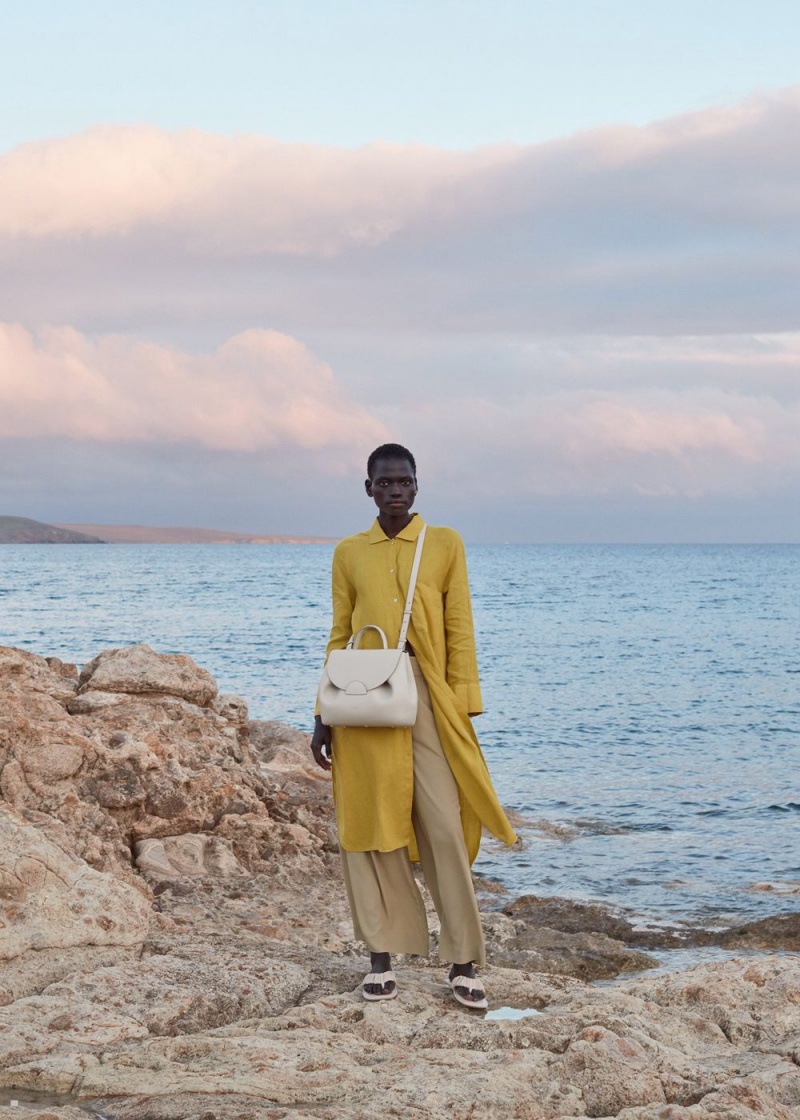 Sacs Polene Numéro Un Femme Blanche | 863-FDSHAQ