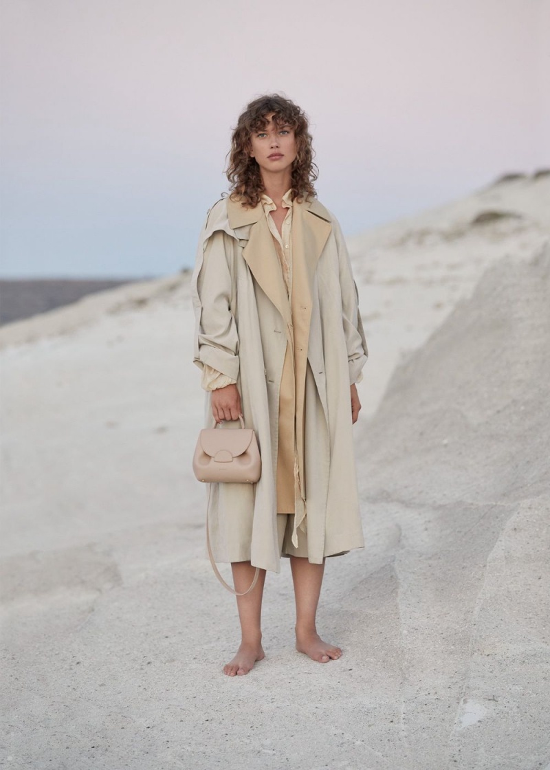 Sacs Polene Numéro Un Nano Femme Beige | 168-XOTDZG