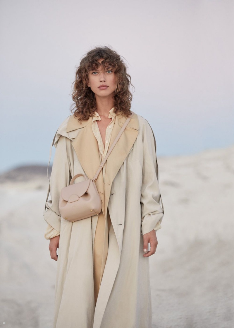 Sacs Polene Numéro Un Nano Femme Beige | 168-XOTDZG